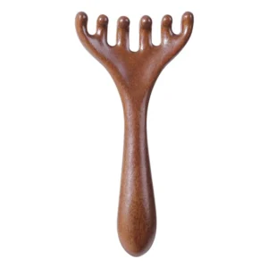 Sandalwood Five-Claw Scalp Massager